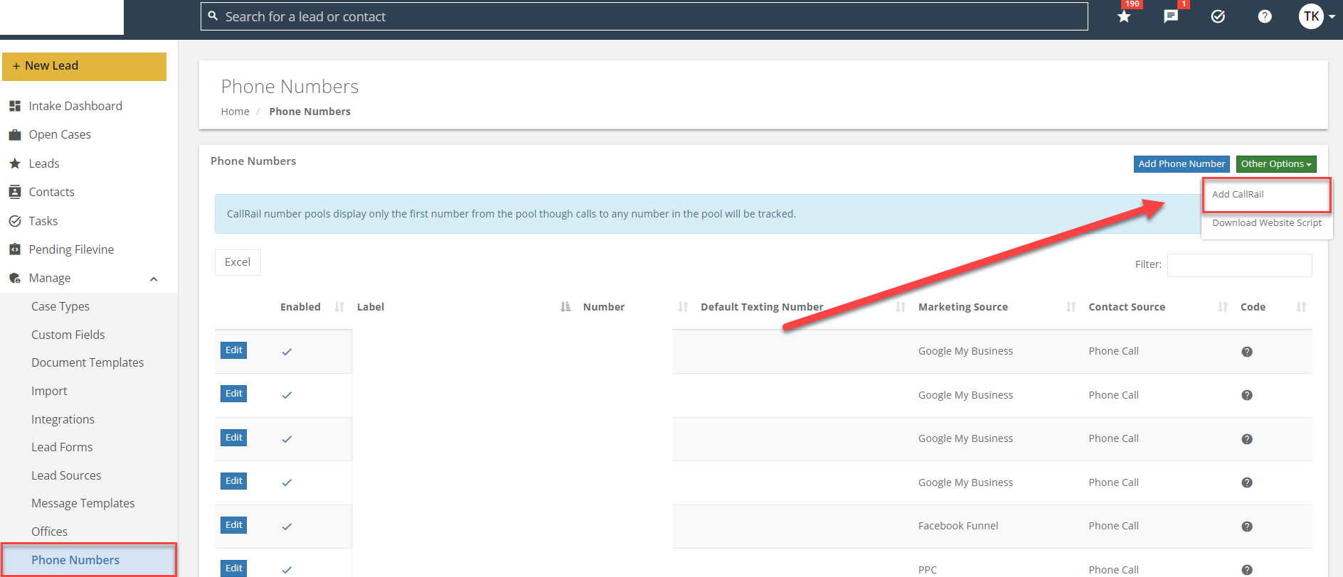 CallRail Integration with Lead Docket Docket Launch