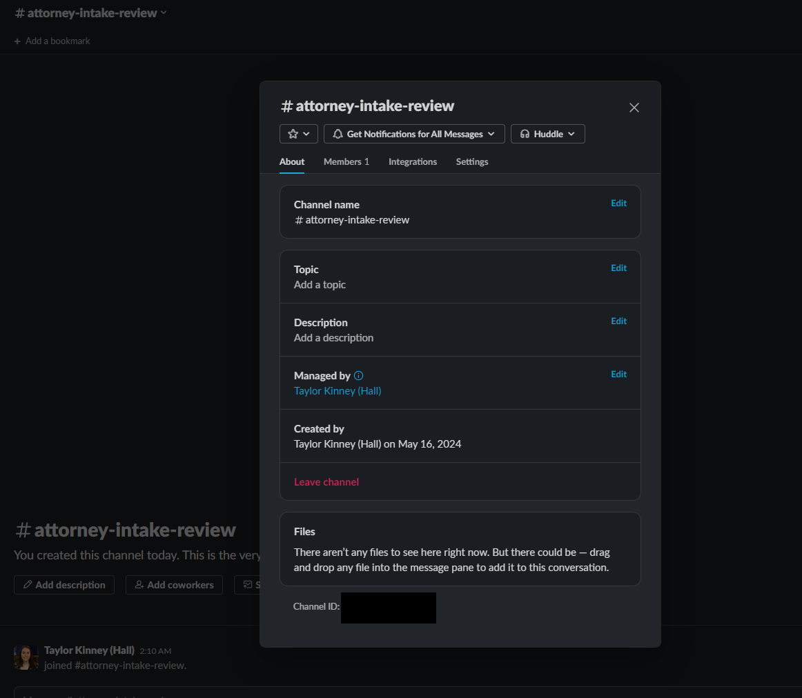 Slack Integration with Lead Docket Docket Launch